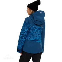Ortovox 3L Guardian Shell W Jacket FW 20/21 -Skiudstyr Butik ortovox 3l guardian shell jacket w night blue 5 2