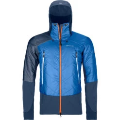 Ortovox Piz Palu Jacket Men 14 Ortovox Piz Palu Jacket Men -Skiudstyr Butik ortovox merino naturetec light swisswool piz pal jacket m 63107 safety blue