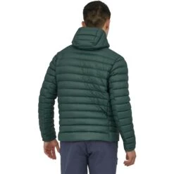 Patagonia Down Sweater Hoody Men -Skiudstyr Butik patagonia down sweater hoody pinyon green 3