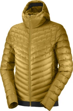 Salomon Outline Down Hoodie Men FW 20/21 -Skiudstyr Butik salomon 0 gho outlinedownhoodie cumin hike m.jpg.cq5dam.web .1200.1200