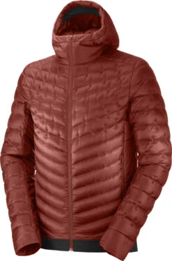 Salomon Outline Down Hoodie Men FW 20/21 -Skiudstyr Butik salomon outline down hoodie mader brown