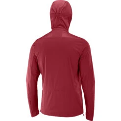 Salomon Haloes Down Hybrid Hood FW 20/21 -Skiudstyr Butik salomon haloesdownhybridhoodie bikingred hike.jpg65. 2