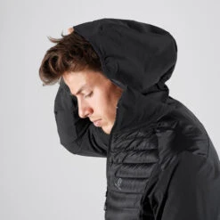 Salomon Haloes Down Hybrid Hood FW 20/21 -Skiudstyr Butik salomon haloesdownhybridhoodie black capuche.jpg11. 2