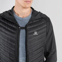 Salomon Haloes Down Hybrid Hood FW 20/21 -Skiudstyr Butik salomon haloesdownhybridhoodie black fasttab.jpg10. 2