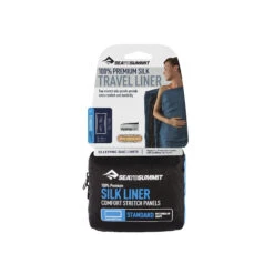 Sea To Summit Silk Stretch Liner Standaard Navy