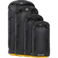 Sea To Summit Evac Compression Dry Bag HD 20L Jet Black / Zinnia -Skiudstyr Butik sea to summit evac compression dry bag hd 20l jet black zinnia jet black 56446