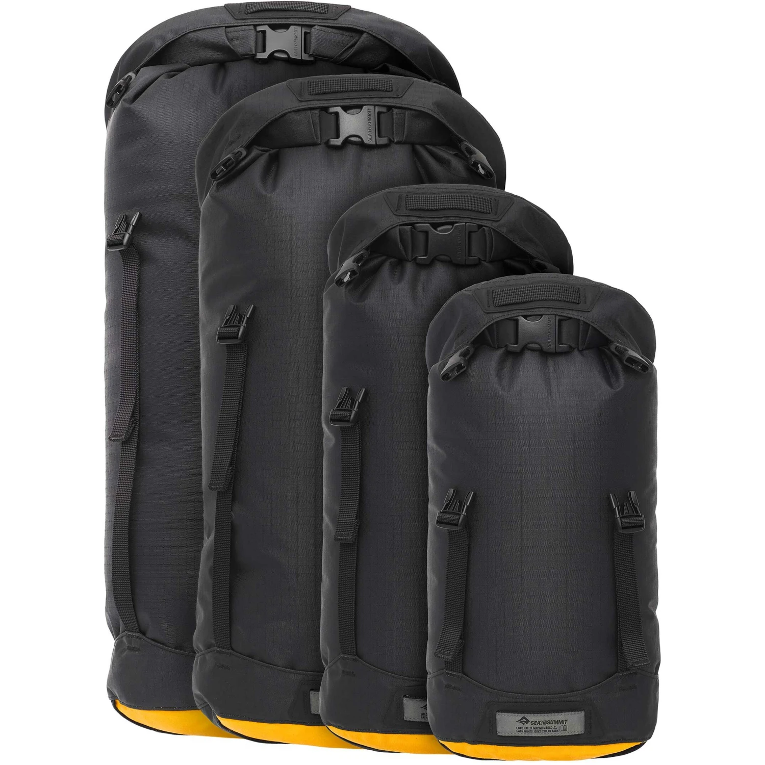 Sea To Summit Evac Compression Dry Bag HD 35L Jet Black / Zinnia 5 Sea To Summit Evac Compression Dry Bag HD 35L Jet Black / Zinnia - Billede 5