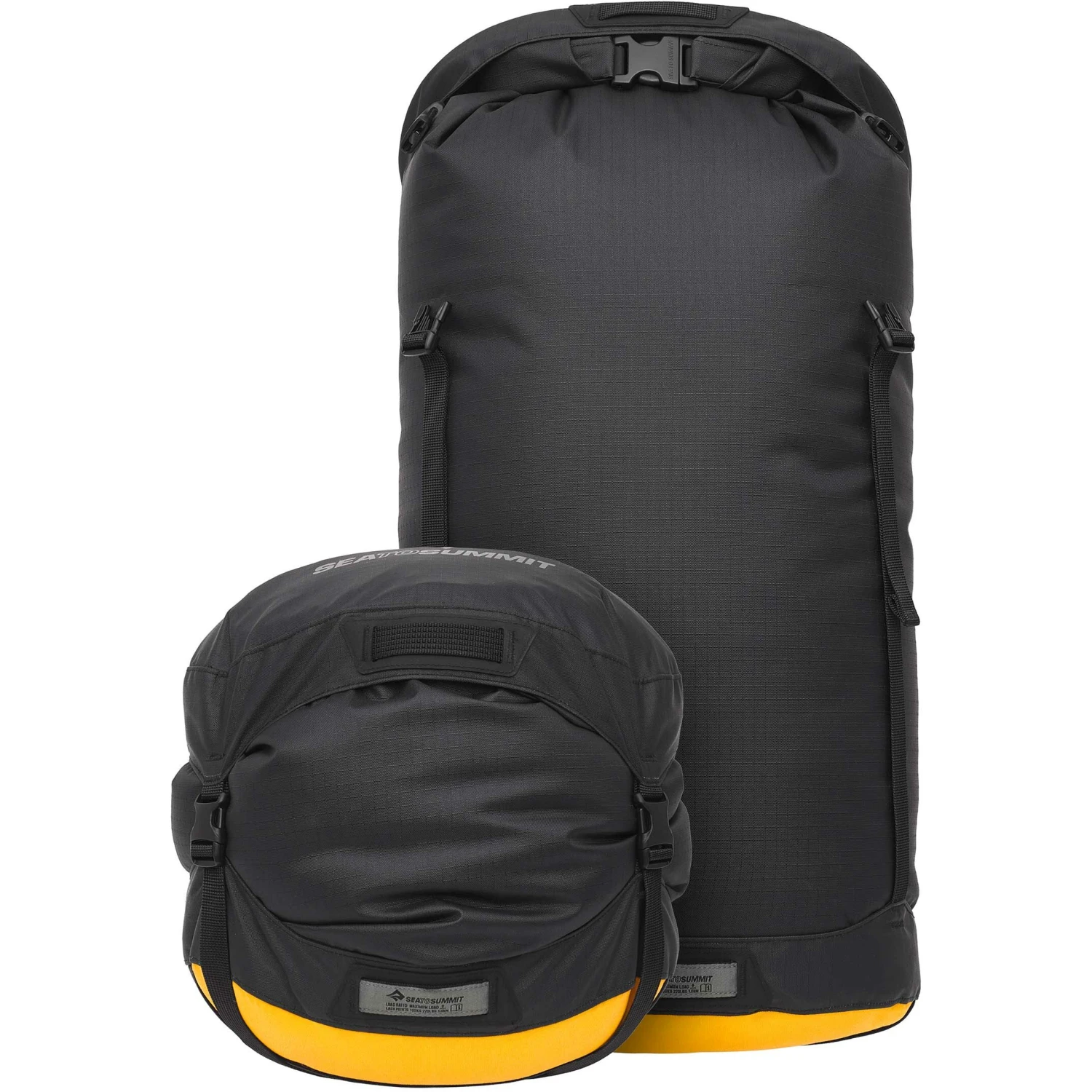 Sea To Summit Evac Compression Dry Bag HD 35L Jet Black / Zinnia 3 Sea To Summit Evac Compression Dry Bag HD 35L Jet Black / Zinnia - Billede 3