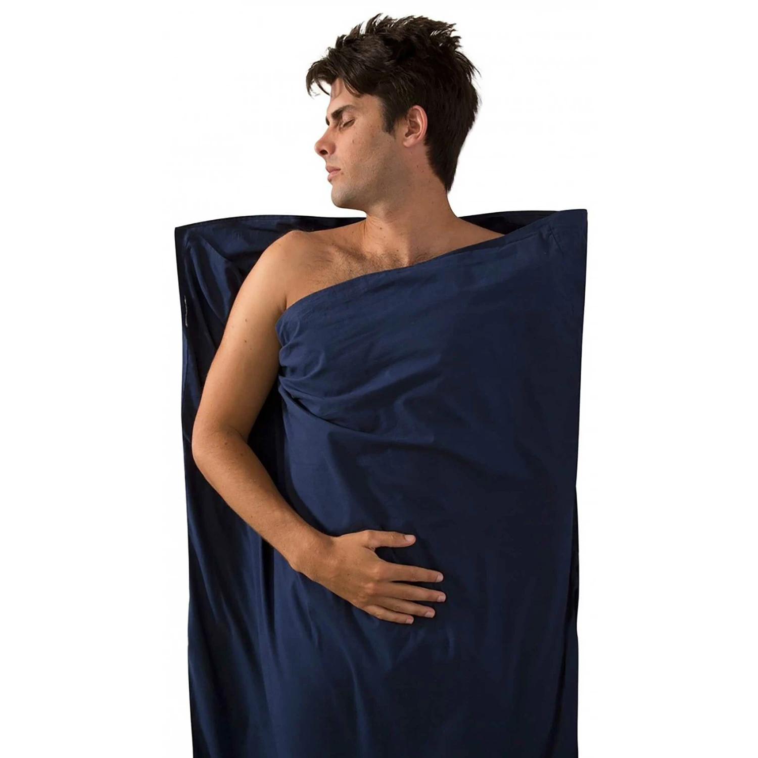 Sea To Summit Premium Cotton Liner Standard Navy 2 Sea To Summit Premium Cotton Liner Standard Navy - Billede 2