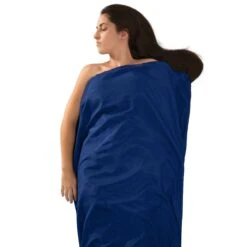 Sea To Summit Silk/Cotton Travel Liner Standard (Rectangular) Navy Blue -Skiudstyr Butik sea to summit silk cotton travel liner standard rectangular navy blue navy15142