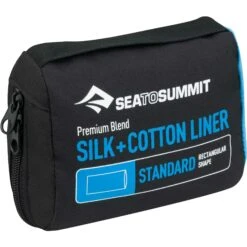 Sea To Summit Silk/Cotton Travel Liner Standard (Rectangular) Navy Blue -Skiudstyr Butik sea to summit silk cotton travel liner standard rectangular navy blue navy18734