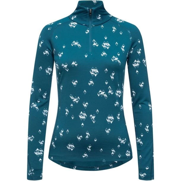 Super.natural Womens Base 1/4 Zip 230 Printed 2 Super.natural Womens Base 1/4 Zip 230 Printed - Billede 2