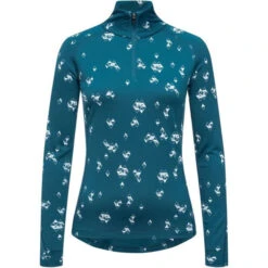 Super.natural Womens Base 1/4 Zip 230 Printed