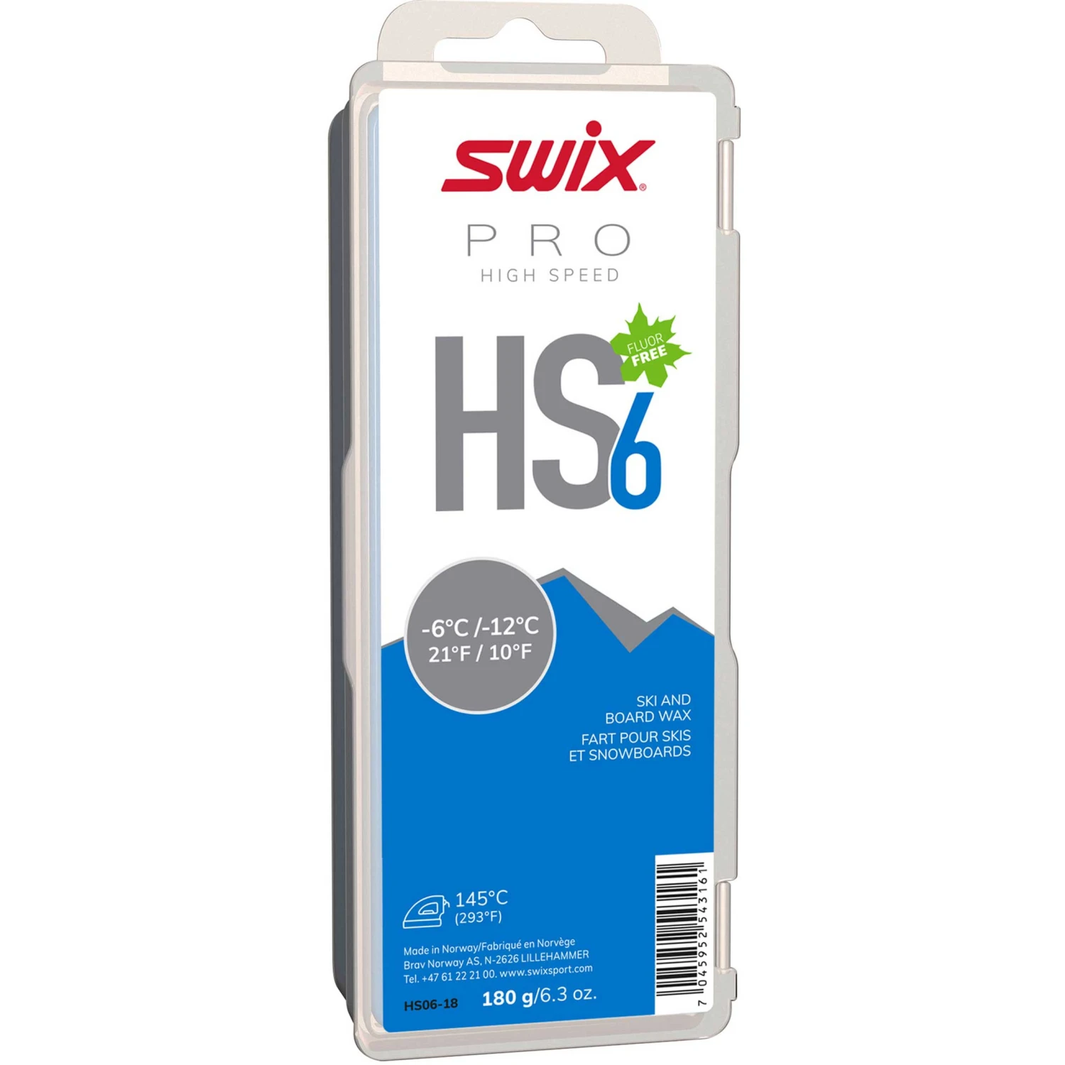 Swix HS06 High Speed Wax Blue 900G 1 Swix HS06 High Speed Wax Blue 900G