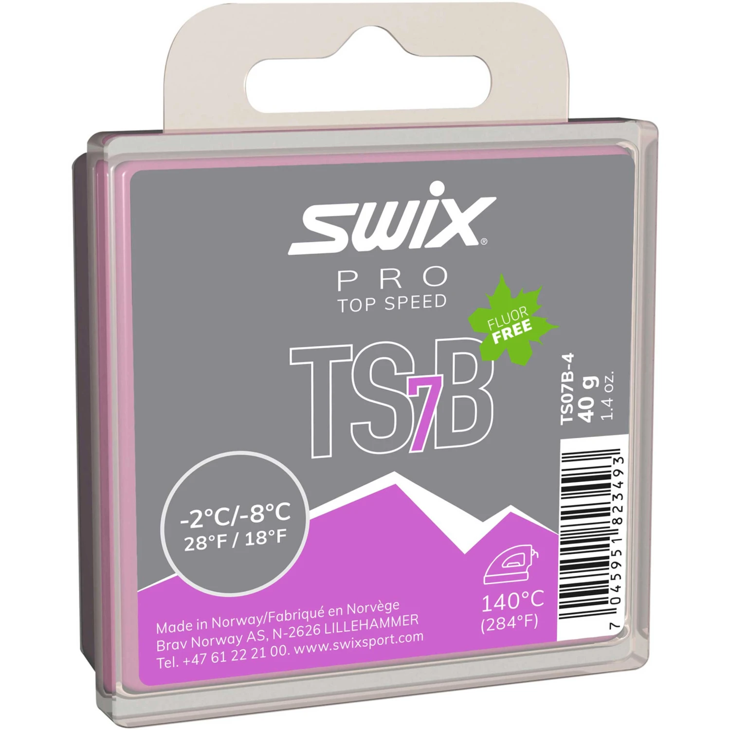 Swix TS07B Top Speed Wax Black 40G 1 Swix TS07B Top Speed Wax Black 40G