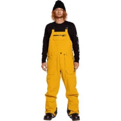 Volcom Rain Gore-tex Bib Overall -Skiudstyr Butik volcom rain gore tex bib overall resin gold 8