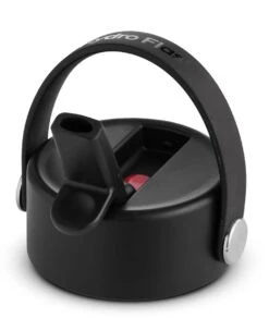 Hydro Flask Wide Mouth Flex Straw Cap Black 5 Hydro Flask Wide Mouth Flex Straw Cap Black -Skiudstyr Butik wfs black openred