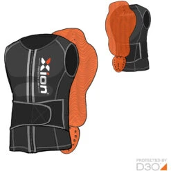 Xion Sleeveless Vest Freeride Mens 6 Xion Sleeveless Vest Freeride Mens -Skiudstyr Butik xion sleevelessvest black2